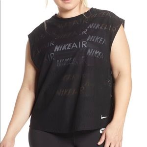 Nike Air Dri-FIT Perforated Top Black